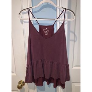 Soft & sexy peplum tank top